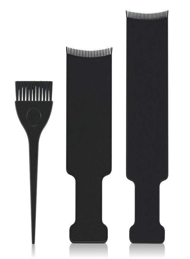 Alrhso Balayage Board with Teeth Highlighting Boards and Brush for Hairstylist Foiling Boards for Highlighting Color for Salon Home Use - Image 1
